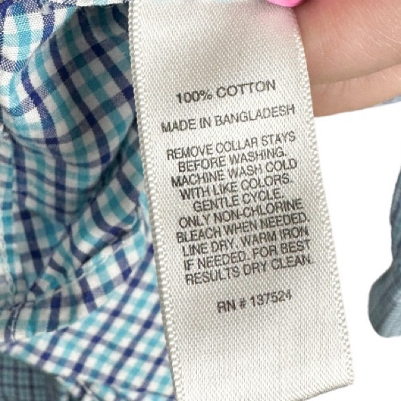 Express Modern Fit Mens Plaid Button Front Shirt Size XL - Picture 9 of 9